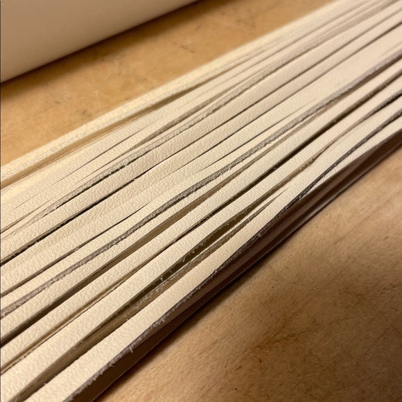 Alexander McQueen Leather Tassel Fringe Bag Charm Keychain! - Picture 4 of 6